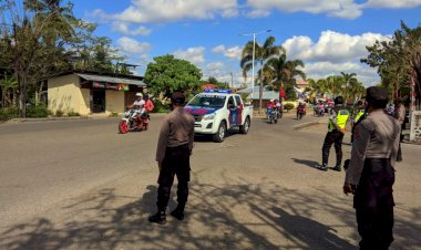 100-personil-Polres-TTU-dikerahkan-untuk-pengamanan-bapaslon-Bupati-dan-Wakilnya