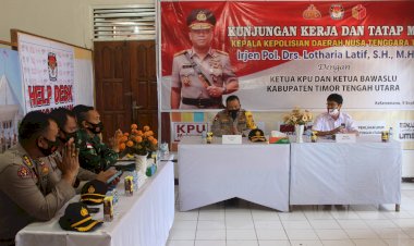 Guna-menjalin-komunikasi-dan-koordinasi,-Kapolda-NTT-kunjungi-KPUD-TTU.