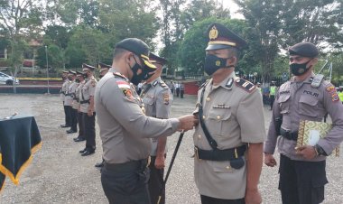 Kapolres-TTU-Pimpin-Sertijab,-Simak-Nama-Nama-Perwira-yang-Diganti