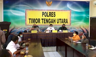 Rakor-Pelaksanaan-Rapid-Antigen-di-Polres-TTU,-Simak-Hasilnya