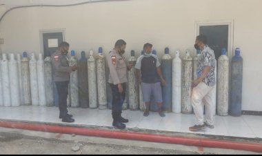 Polres-TTU-Cek-Ketersediaan-Tabung-Oksigen,-Dua-Lokasi-Ini-Kosong