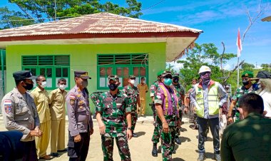 Kapolsek-Miotim-Dampingi-Danrem-161/WS-Kupang-Kunjungi-Perbatasan