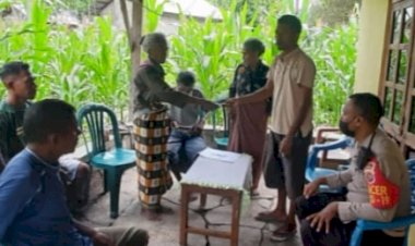 Bhabinkamtibmas-Tubuhue-Mediasi-Masalah-Ternak-Masuk-Kebun