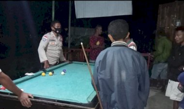 Polsek-Manufui-Rutin-Patroli-PPKM-Malam