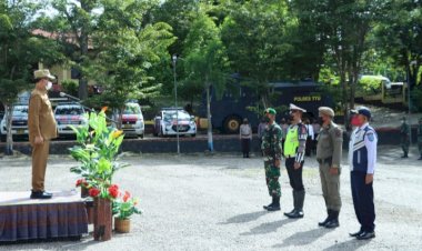 Bupati-Pimpin-Apel-Gelar-Pasukan,-Kapolres-TTU-:-Siap-Amankan-Perayaan-Idul-Fitri