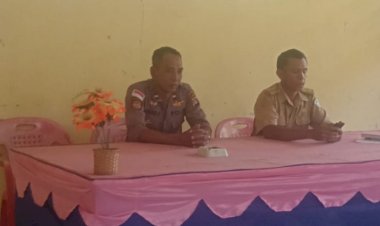Sukseskan-BBGRM,-Bhabinkamtibmas-Upfaon-Rapat-Bersama-Pemdes