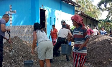 Polsek-Insana-Gelar-Baksos-di-Kapela-St.-Antonius-Oelolok