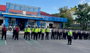 Lantas-Polres-TTU-Gandeng-Siswa-Latja-Lakukan-Strong-Poin-Pagi