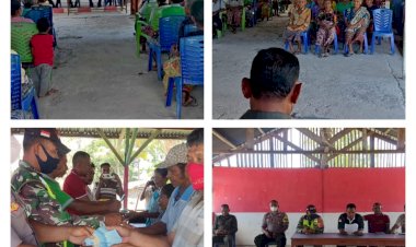 Babinkamtibmas-Motadik-Kawal-Penyaluran-BLT-Dana-Desa-Motadik