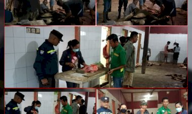 Bhabinkamtibmas-Maubeli-Bersama-Dinas-Peternakan-TTU-Rutin-Pantau-RPH