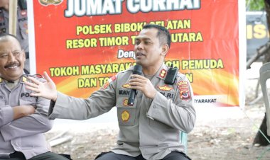 Kapolres-TTU-Pimpin-Kegiatan-Jumat-Curhat-Tingkat-Polsek-Biboki-Selatan