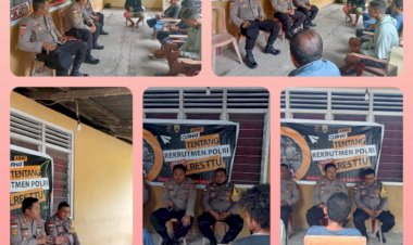 Kabag-SDM-Polres-TTU-dan-Bhabinkamtibmas-Kefa-Tengah-Dialog-Bersama-Masyarakat