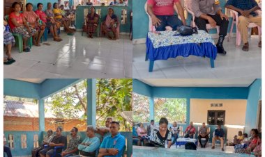 Rapat-Rutin-Tingkat-Kelurahan,-Bhabinkamtibmas-Aplasi-Imbau-Warga-Waspada-Bencana