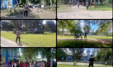 Bhabinkamtibmas-Letneo-Selatan-Amankan-Perayaan-Misa-Rabu-Abu