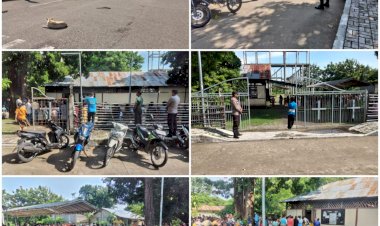 Polsek-Insana-Utara-Gandeng-THS-THM-Amankan-Missa-Rabu-Abu