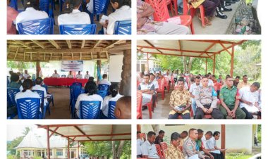 Anggota-Polsek-Bisel-Hadiri-dan-Amankan-Musrenbang-Tingkat-Kecamatan-Biboki-Selatan