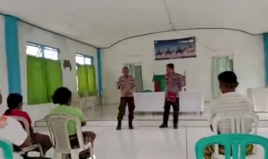 Anggota-Bhabinkamtibmas-Desa-Saenam-Gelar-Patroli-Sekaligus-Himbauan-dan-Penggalangan-TPPO