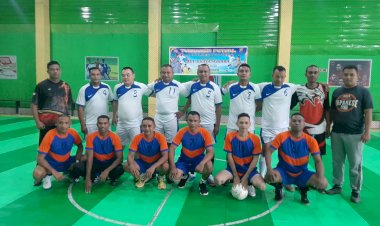 Sambut-HUT-Bhayangkara-ke-77,-Polres-TTU-Gelar-Lomba-Futsal