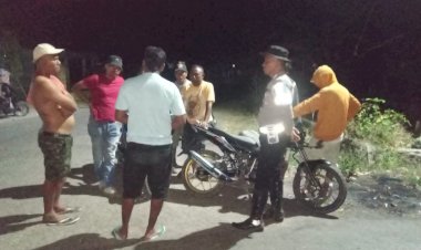 Cegah-Gangguan-Kamtibmas,-Kabag-Ops-Polres-TTU-Pimpin-Anggota-Kawal-Pemuda-Peboko