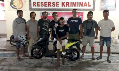 Kasat-Reskrim-Polres-TTU-dan-Anggota-Buser--Berhasil-Tangkap-Terduga-Pelaku-Pencuri-Motor
