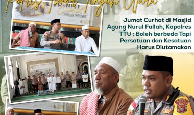 Jumat-Curhat-di-Masjid-Agung-Nurul-Fallah,-Kapolres-TTU-:-Boleh-berbeda-Tapi-Persatuan-dan-Kesatuan-Harus-Diutamakan