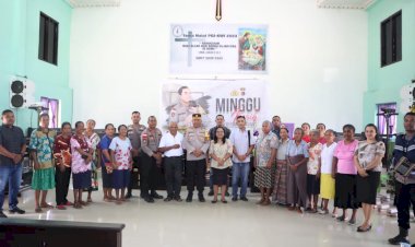 Minggu-Kasih-di-GMIT-Sion-Sasi,-Wakapolres-TTU-:-Tidak-Bunyikan-Petasan-Saat-Natal-dan-Tahun-Baru