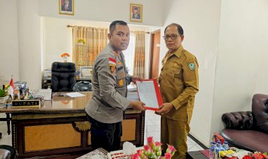 Kapolres-TTU-Temui-Bupati,-Bahas-Perekaman-E-KTP-Jelang-Pemilu-2024