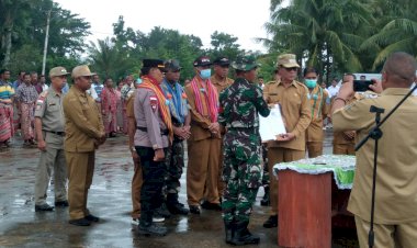 Wakili-Kapolres-TTU,-Kapolsek-Biboki-Utara-Hadiri-Acara-Pembukaan-Kegiatan-TMMD-ke-119