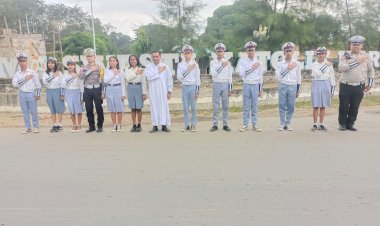 Unit-Kamsel-Sat-Lantas-Polres-TTU-Kenalkan-Rambu-rambu-Lalulintas-kepada-Pelajar-SMA