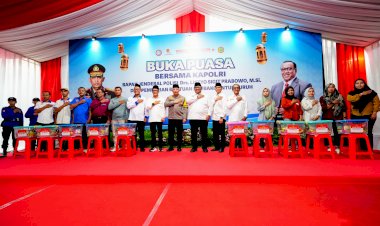 Buka-Bersama-Dengan-Buruh,-Kapolri-Sampaikan-Kabar-Gembira