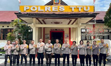 Pastikan-Efektivitas-Pengamanan-Operasi-Semana-Santa,-Biro-Ops-Polda-NTT-Supervisi-di-Polres-TTU