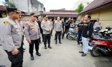 Sidak-Polsek-Samarinda-Kota,-Kapolri-Tekankan-Berantas-Premanisme-Optimalkan-Pelayanan