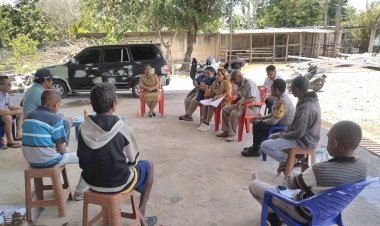 Cegah-Gangguan-Keamanan,-Aipda-Andi-Panie-Gelar-Sosialisasi-Kamtibmas-Intensif-di-Kelurahan-Maubeli