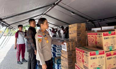 Polres-TTU-Peduli-Kemanusiaan,-Siapkan-Bantuan-Sembako-untuk-Korban-Bencana-di-Flores