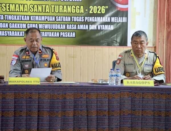 Amankan Pekan Suci, 75 Personel Polres TTU Disiagakan dalam Operasi Semana Santa Turangga 2026