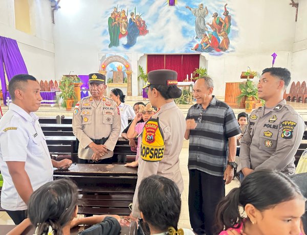 Pengamanan Tri Hari Suci Dalam Wajah NTT Penuh Kasih di TTU