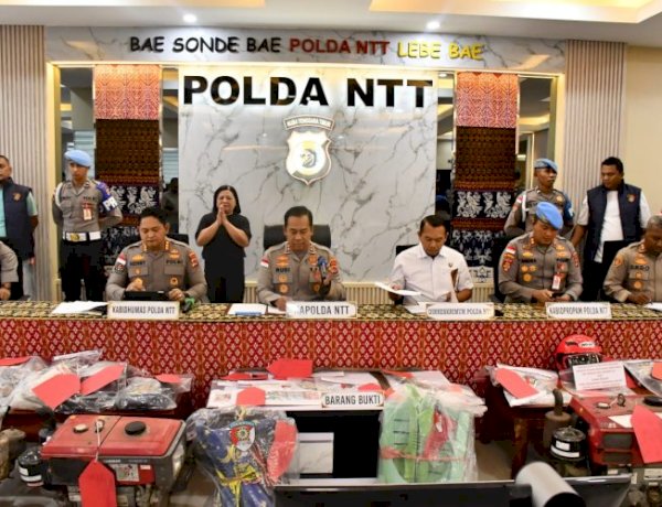 Polda NTT Ungkap 76 Kasus Kejahatan Konvensional, Kapolda Tegaskan Tidak Ada Ruang bagi Pelaku Kriminal