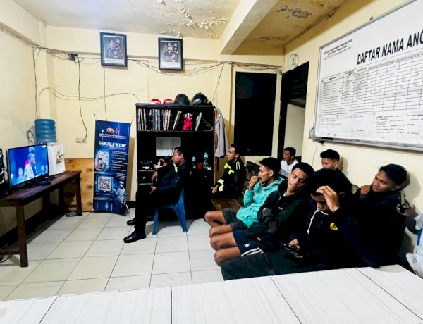 Polres Timor Tengah Utara Gelar Nonton Bareng Piala Dunia Guna Mempererat Kedekatan dan Kepedulian Bersama Masyarakat