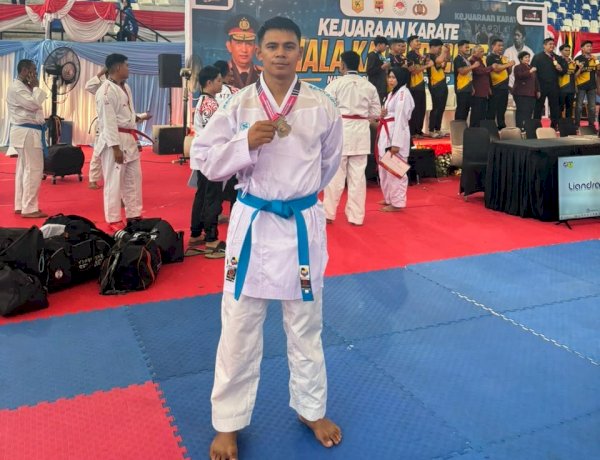 Bripda Aril Tanesib Persembahkan Medali Emas Kapolri Cup 2026, Harumkan Nama Polres TTU Polda NTT