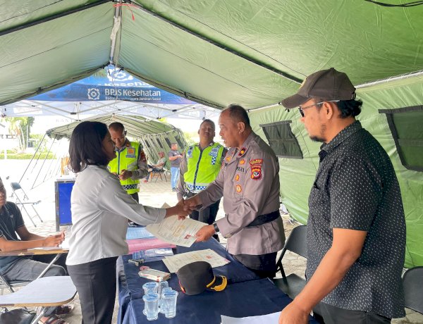 Polres TTU Hadirkan Pelayanan SKCK dan SIM di Lokasi JNBA KPK RI, Permudah Masyarakat di Lapangan Pemda TTU