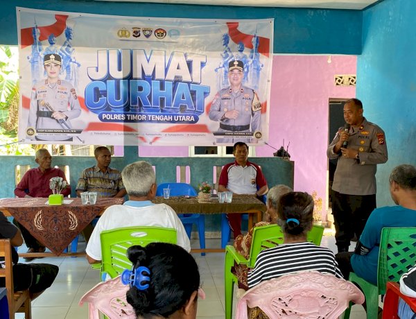 Jumat Curhat di Kelurahan Aplasi, Wakapolres TTU Serap Aspirasi Warga dan Tegaskan Komitmen Hadirkan Solusi Kamtibmas