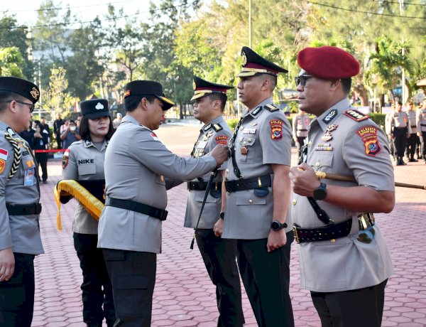 Polda NTT Gelar Upacara Serah Terima dan Pelantikan Pejabat Utama serta Kapolres Jajaran