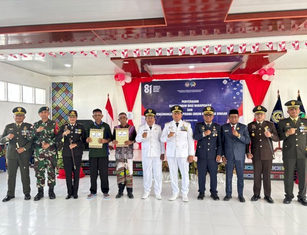 Di Hari Kemerdekaan, Negara Hadir Penuhi Hak Warga Binaan, Kapolres TTU Hadiri Penyerahan Remisi