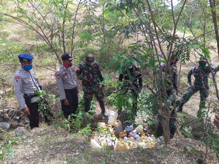 Tim Gabungan Perbatasan RI-RDTL Amankan 265 Liter BBM Bersubsidi