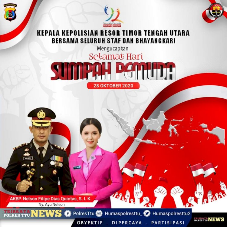 Ucapan Selamat Hari Sumpah Pemuda dari Kapolres TTU