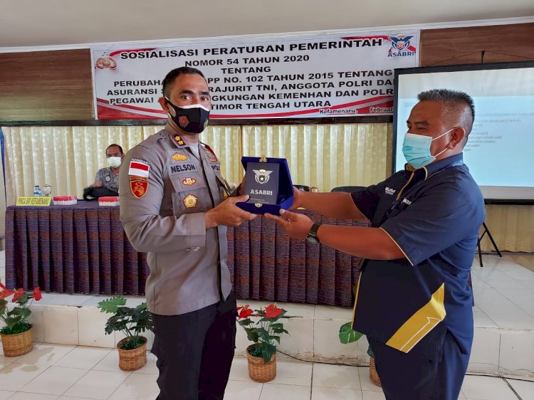 ANGGOTA POLRES TTU IKUTI SOSIALISASI PROGRAM PT. ASABRI