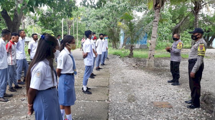 Terkait Penerimaan Anggota Polri di tengah Pandemi Covid-19 2021, Polsek Noemuti lakukan sosialisasi
