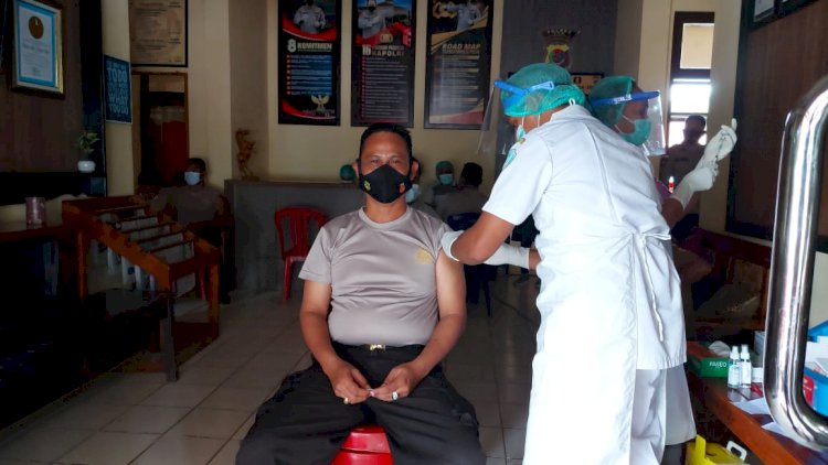 Polres TTU Gelar Vaksinasi Covid19 Tahap II
