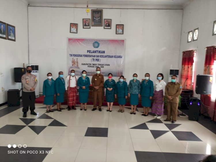 Wakapolres TTU Hadiri Pelantikan TP PKK Tingkat Kabupaten TTU