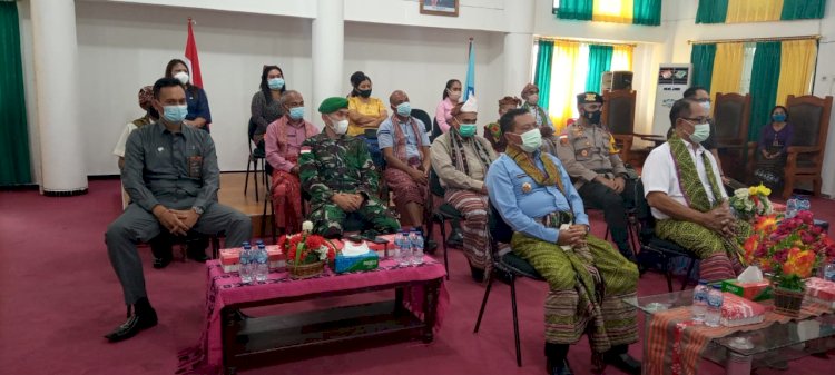 Kapolres TTU Ikuti Upacara Bendera Harkitnas Secara Virtual